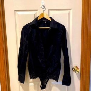 Black Long sleeve body suit